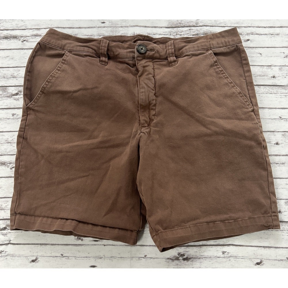 Chubbies Boomshakalaka Shorts Men's 30 Brown Original Stretch Chino 7" Inseam